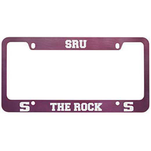 SM-31-PNK-SLPROCK-1-SMA: LXG SM/31 CAR FRAME PINK, Slippery Rock Univ